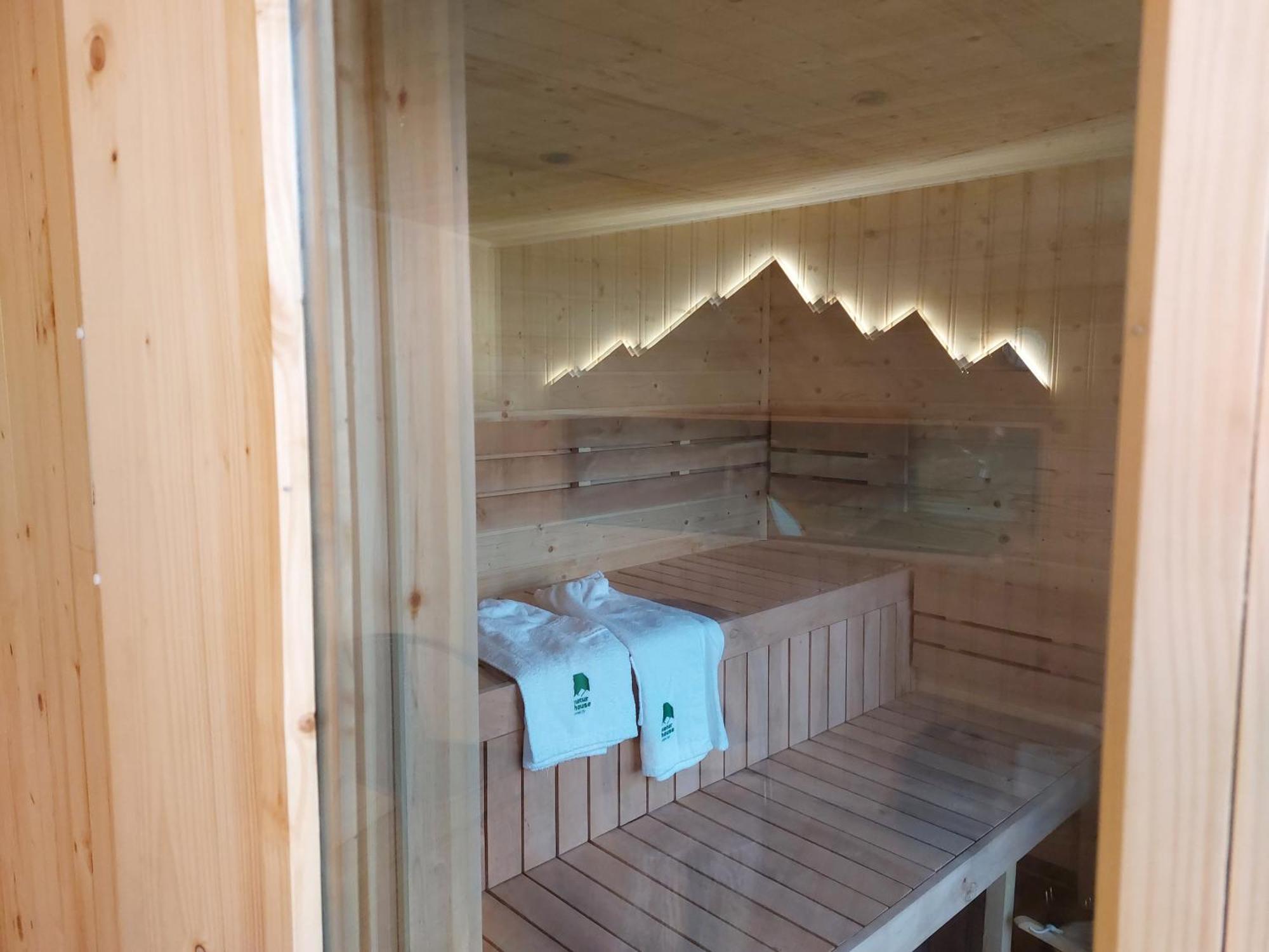 Natur House Beskidy - Dom Z Drzewa Ksiezycowego Z Sauna I Balia Jacuzzi!! Leilighet Slemien Eksteriør bilde