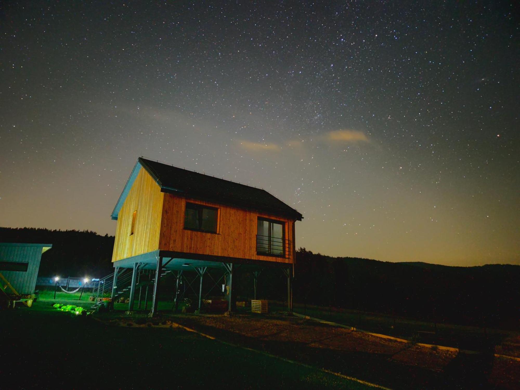 Natur House Beskidy - Dom Z Drzewa Ksiezycowego Z Sauna I Balia Jacuzzi!! Leilighet Slemien Eksteriør bilde