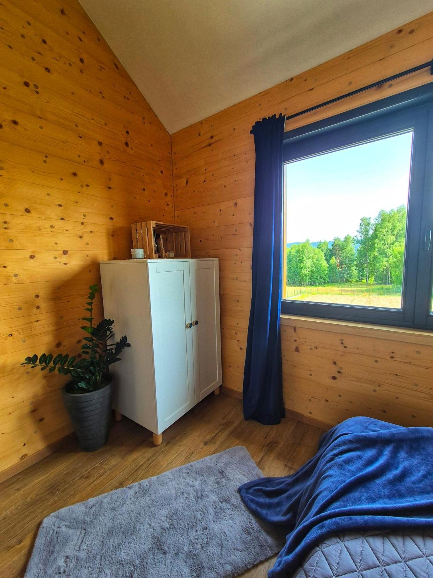 Natur House Beskidy - Dom Z Drzewa Ksiezycowego Z Sauna I Balia Jacuzzi!! Leilighet Slemien Eksteriør bilde